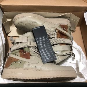 Nike SF Air Force 1. Desert camo size 11.5